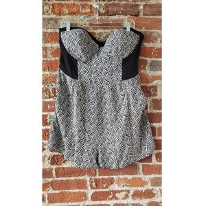 Black and White Romper